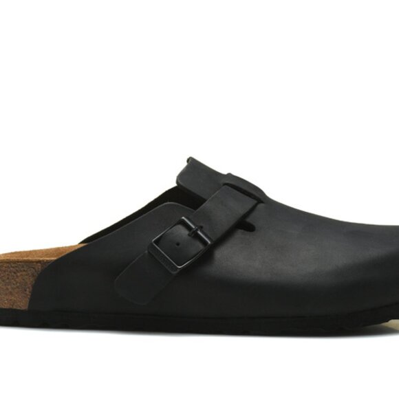 Birkenstock Boston Suede Leather Soft Footbed Clog - Picture 5 of 5